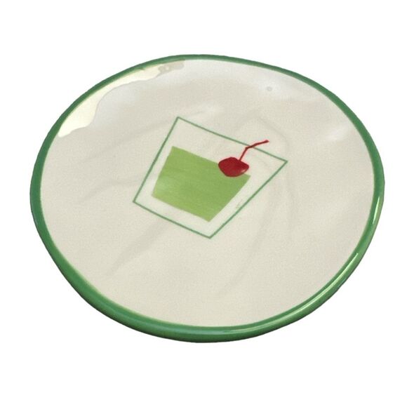 Mariposa Cocktail Plates Amy Van Aarle Appetizer Plate Martini 6” Dishes - Picture 8 of 13